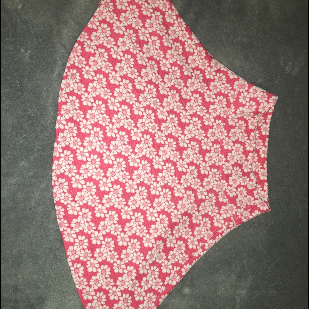 High waist floral skirt!